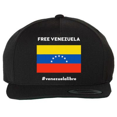 Free Venezuela Venezuela Libre Wool Snapback Cap