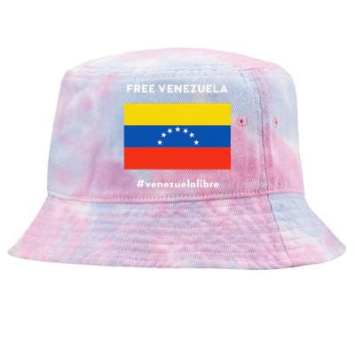 Free Venezuela Venezuela Libre Tie-Dyed Bucket Hat