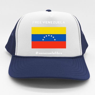 Free Venezuela Venezuela Libre Trucker Hat