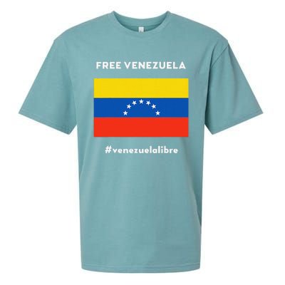 Free Venezuela Venezuela Libre Sueded Cloud Jersey T-Shirt