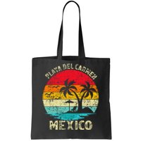 Family Vacation Vintage Retro Mexico Playa Del Carmen Beach Tote Bag