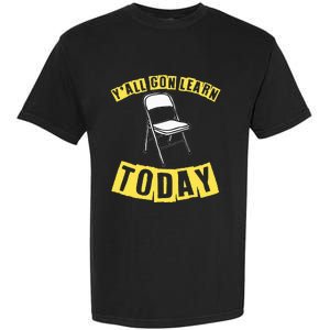 Funny Video Viral Folding Chair Alabama Meme Boat Brawl Garment-Dyed Heavyweight T-Shirt