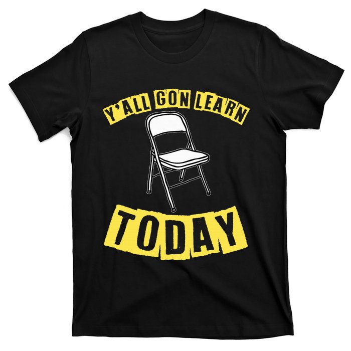 Funny Video Viral Folding Chair Alabama Meme Boat Brawl T-Shirt