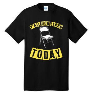 Funny Video Viral Folding Chair Alabama Meme Boat Brawl Tall T-Shirt