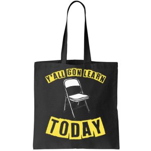 Funny Video Viral Folding Chair Alabama Meme Boat Brawl Tote Bag