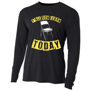 Funny Video Viral Folding Chair Alabama Meme Boat Brawl Cooling Performance Long Sleeve Crew