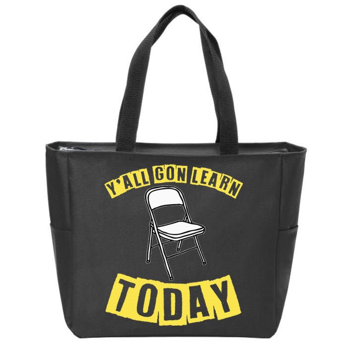 Funny Video Viral Folding Chair Alabama Meme Boat Brawl Zip Tote Bag