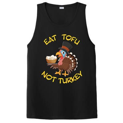 Funny Vegan Vegetarian Thanksgiving Meal Eat Tofu Not Turkey Gift PosiCharge Competitor Tank