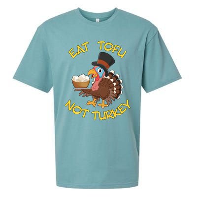 Funny Vegan Vegetarian Thanksgiving Meal Eat Tofu Not Turkey Gift Sueded Cloud Jersey T-Shirt