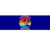 Family Vacation Vintage Retro Mexico Riviera Maya Beach Gift Bumper Sticker