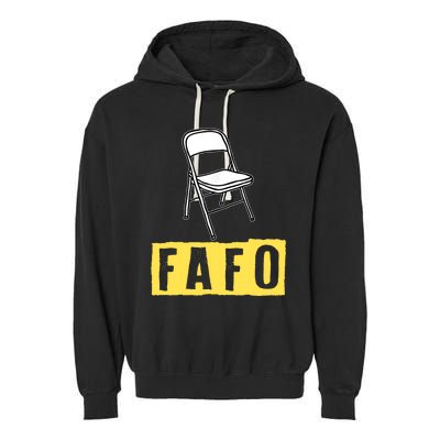 Funny Video Viral Folding Chair Alabama Meme Boat Brawl Garment-Dyed Fleece Hoodie