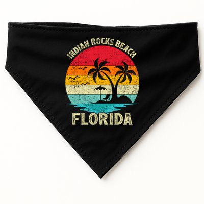 Family Vacation Vintage Retro Florida Indian Rocks Beach Gift USA-Made Doggie Bandana