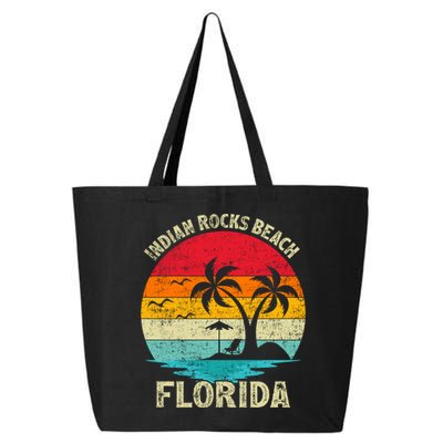 Family Vacation Vintage Retro Florida Indian Rocks Beach Gift 25L Jumbo Tote