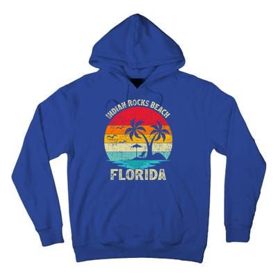 Family Vacation Vintage Retro Florida Indian Rocks Beach Gift Tall Hoodie