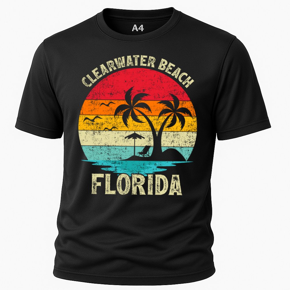 Family Vacation Vintage Retro Florida Clearwater Beach Cute Gift Performance Shirt