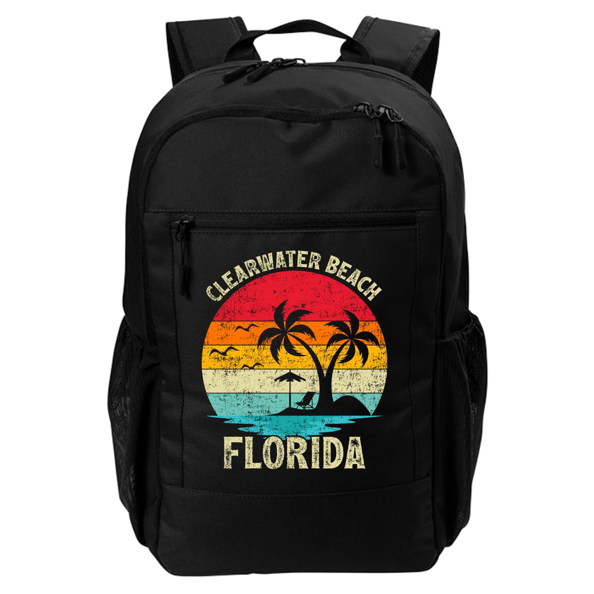 Family Vacation Vintage Retro Florida Clearwater Beach Cute Gift Backpack