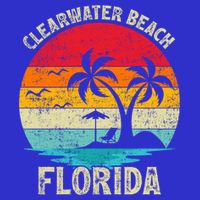 Family Vacation Vintage Retro Florida Clearwater Beach Cute Gift Kids T-Shirt