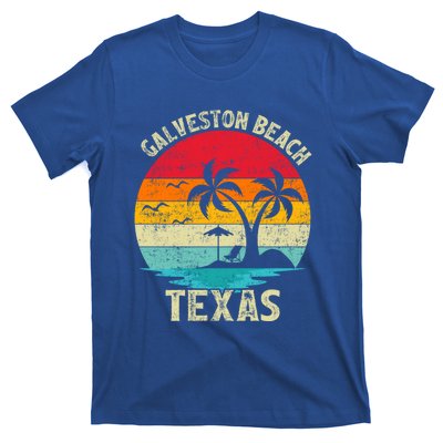 Family Vacation Vintage Retro Texas Galveston Beach Cute Gift T-Shirt