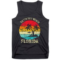 Family Vacation Vintage Retro Florida Siesta Key Beach Tank Top