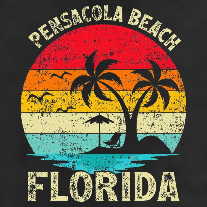 Family Vacation Vintage Retro Florida Pensacola Beach Beanie