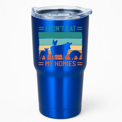 Funny Vegan Vegetarian I Don't Eat My Homies Gift Tumbler