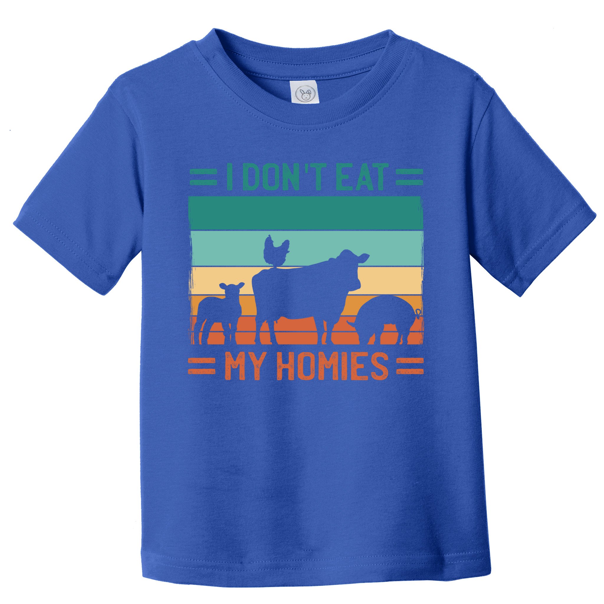 Funny Vegan Vegetarian I Don't Eat My Homies Gift Toddler T-Shirt
