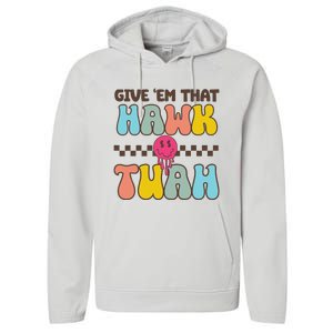 Funny Viral Video Western Country Accent Hawk Tush Meme Performance Fleece Hoodie