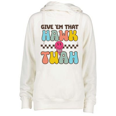 Funny Viral Video Western Country Accent Hawk Tush Meme Womens Funnel Neck Pullover Hood