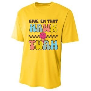 Funny Viral Video Western Country Accent Hawk Tush Meme Performance Sprint T-Shirt