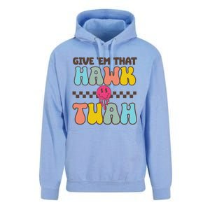 Funny Viral Video Western Country Accent Hawk Tush Meme Unisex Surf Hoodie