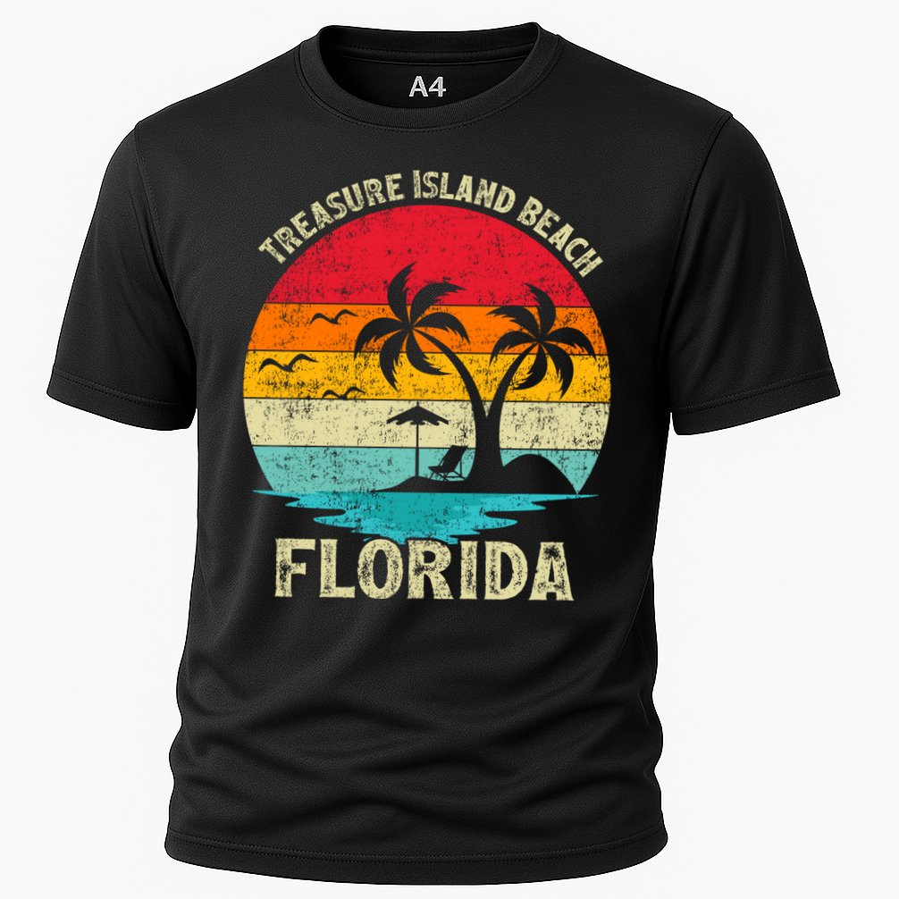 Family Vacation Vintage Retro Florida Treasure Island Beach Cute Gift Performance Shirt