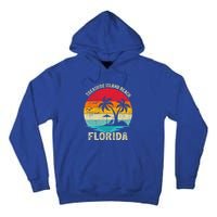 Family Vacation Vintage Retro Florida Treasure Island Beach Cute Gift Tall Hoodie