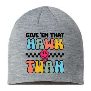 Funny Viral Video Western Humor Country Accent Hawk Tuah Meme Sustainable Beanie