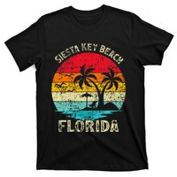 Family Vacation Vintage Retro Florida Siesta Key Beach T-Shirt