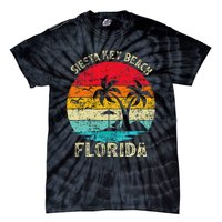 Family Vacation Vintage Retro Florida Siesta Key Beach Tie-Dye T-Shirt