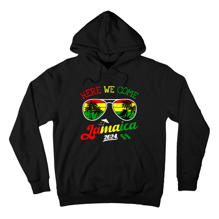 Family Vacation Vacay Girl Trip Jamaica Here We Come 2024 Hoodie