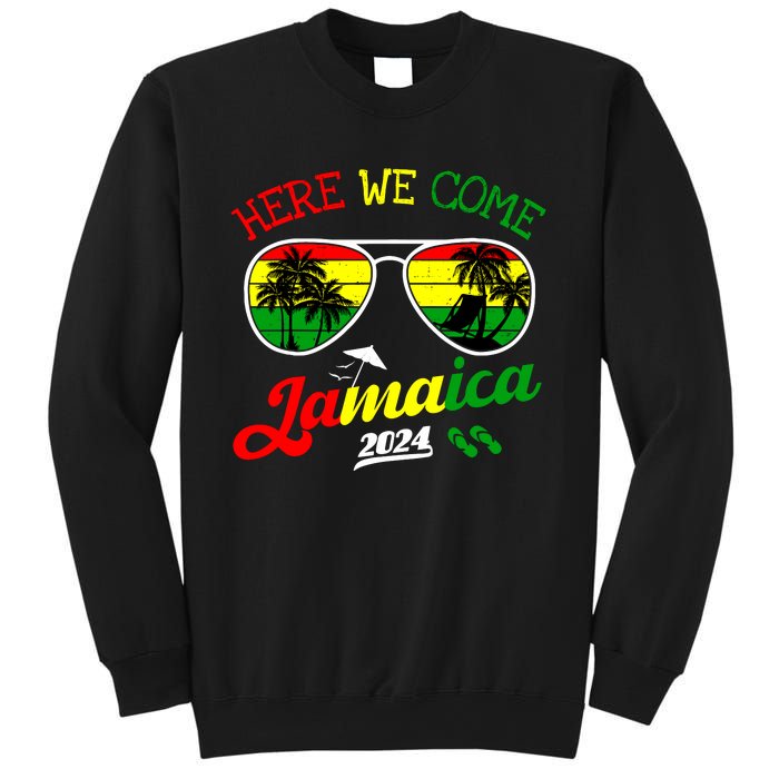 Family Vacation Vacay Girl Trip Jamaica Here We Come 2024 Sweatshirt