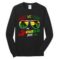 Family Vacation Vacay Girl Trip Jamaica Here We Come 2024 Tall Long Sleeve T-Shirt