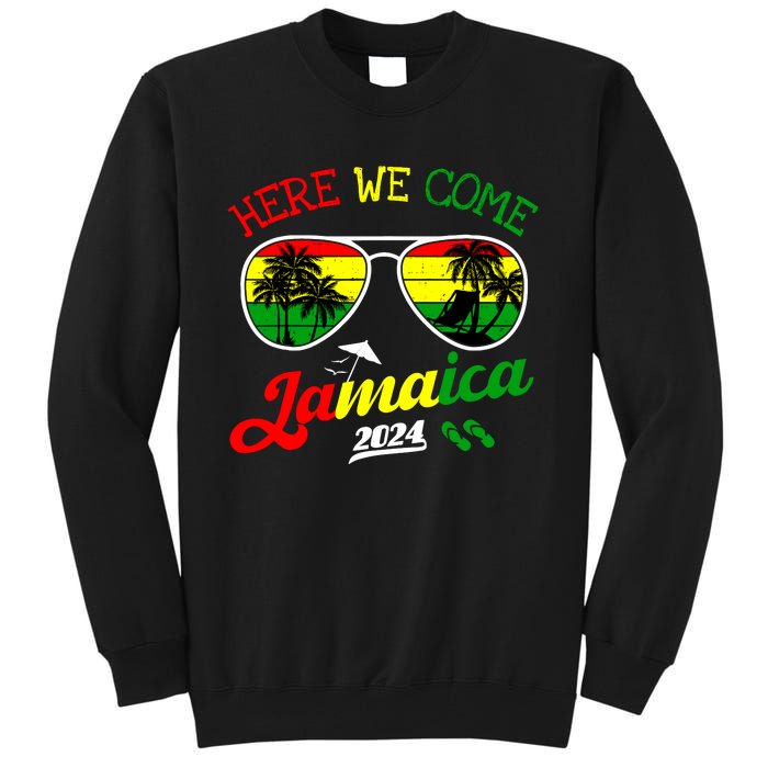 Family Vacation Vacay Girl Trip Jamaica Here We Come 2024 Tall Sweatshirt