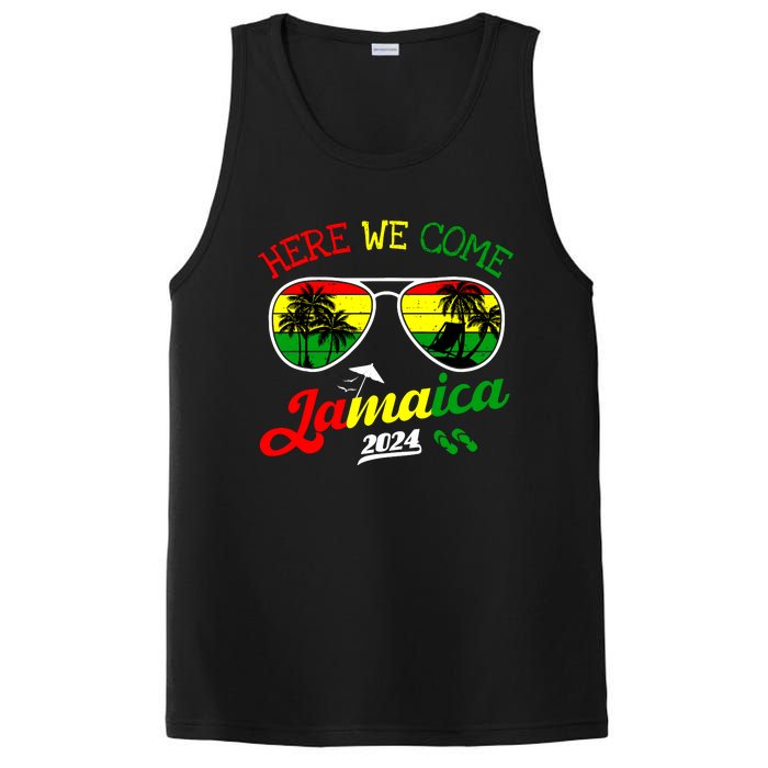 Family Vacation Vacay Girl Trip Jamaica Here We Come 2024 PosiCharge Competitor Tank