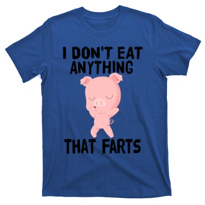 Funny Vegetarian Vegan I Don't Eat Anything That Farts Gift T-Shirt