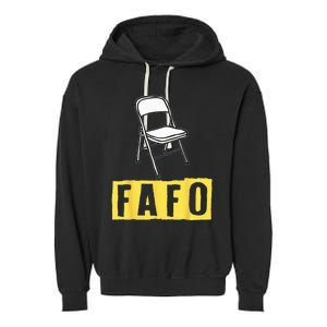 Funny Video Viral Folding Chair Alabama Meme Boat Brawl Garment-Dyed Fleece Hoodie