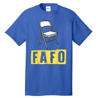 Funny Video Viral Folding Chair Alabama Meme Boat Brawl Tall T-Shirt