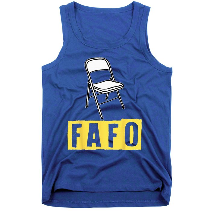 Funny Video Viral Folding Chair Alabama Meme Boat Brawl Tank Top