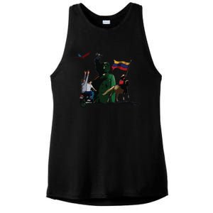 Free Venezuela Venezuela Ladies PosiCharge Tri-Blend Wicking Tank