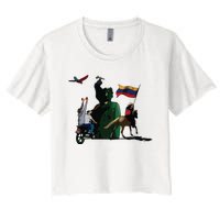 Free Venezuela Venezuela Women's Crop Top Tee