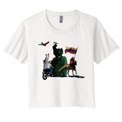 Free Venezuela Venezuela Women's Crop Top Tee