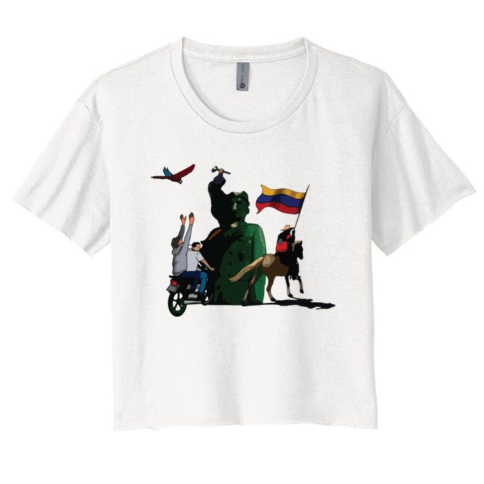 Free Venezuela Venezuela Women's Crop Top Tee