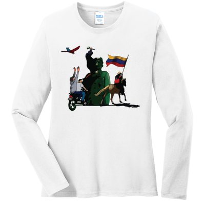 Free Venezuela Venezuela Ladies Long Sleeve Shirt