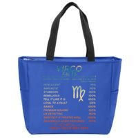 Funny Virgo Virgo Zodiac Sign Astrology Facts Funny Gift Zip Tote Bag